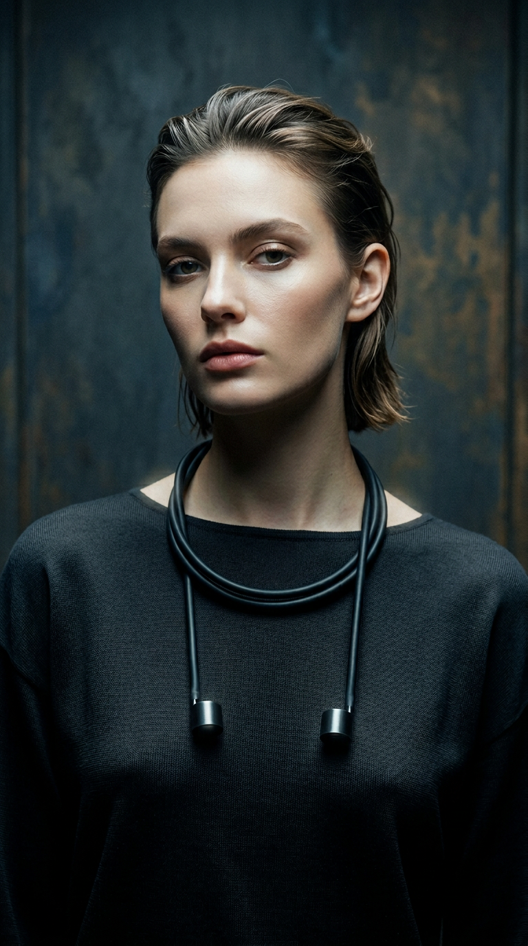 AI product shot of EarCircles Strap - Silikone Snor | Hold Styr på Dine Ørepropper