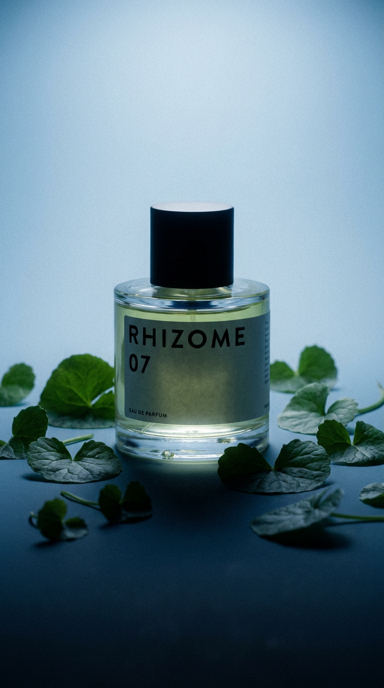 AI product shot of RHIZOME 07 EDP