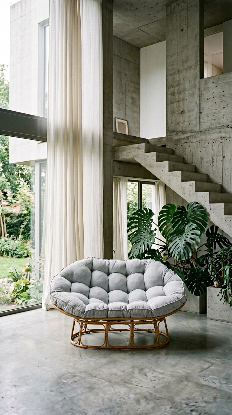 AI product shot of Better Homes & Gardens 64-Inch Double Papasan Chair