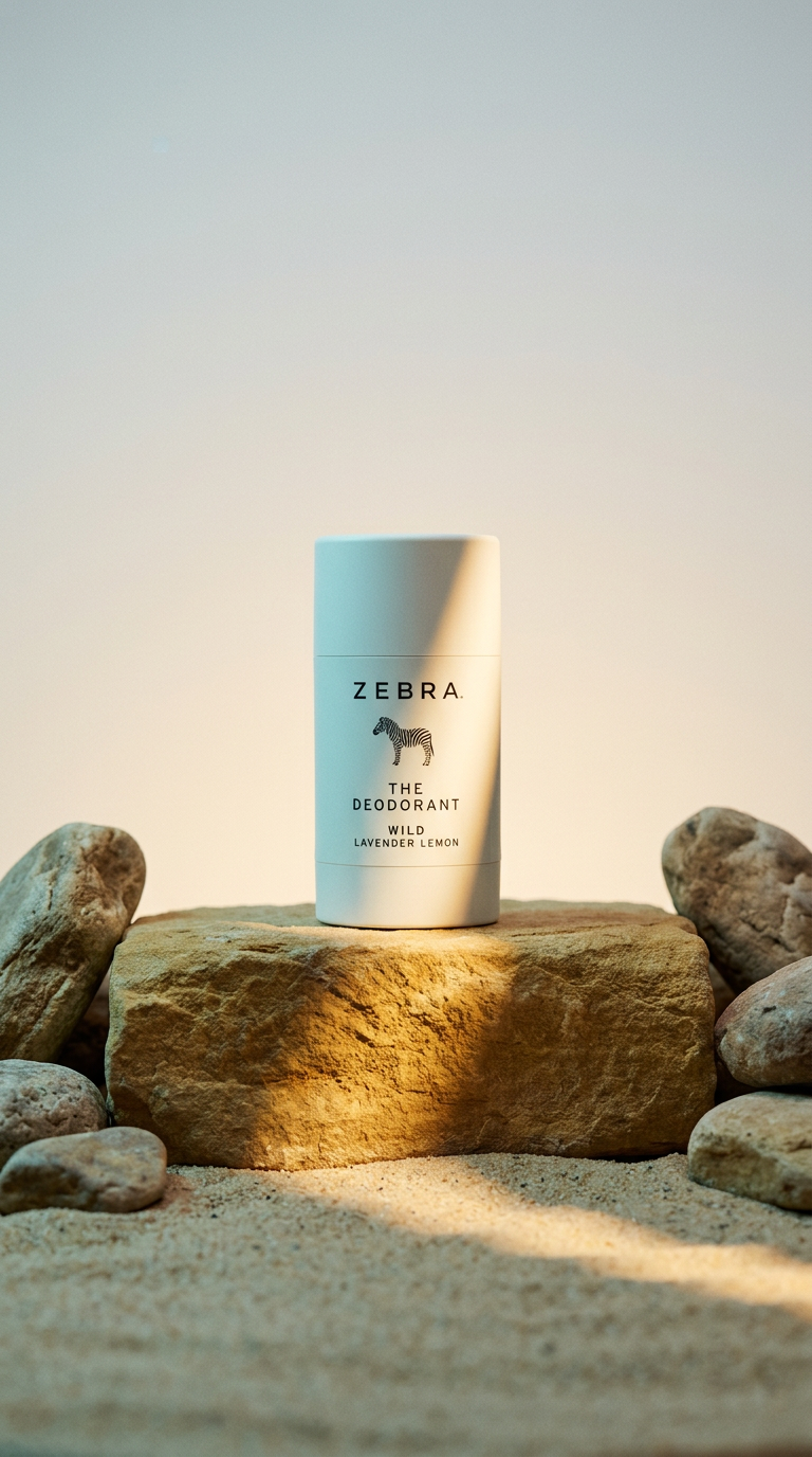 AI product shot of THE DEODORANT – WILD