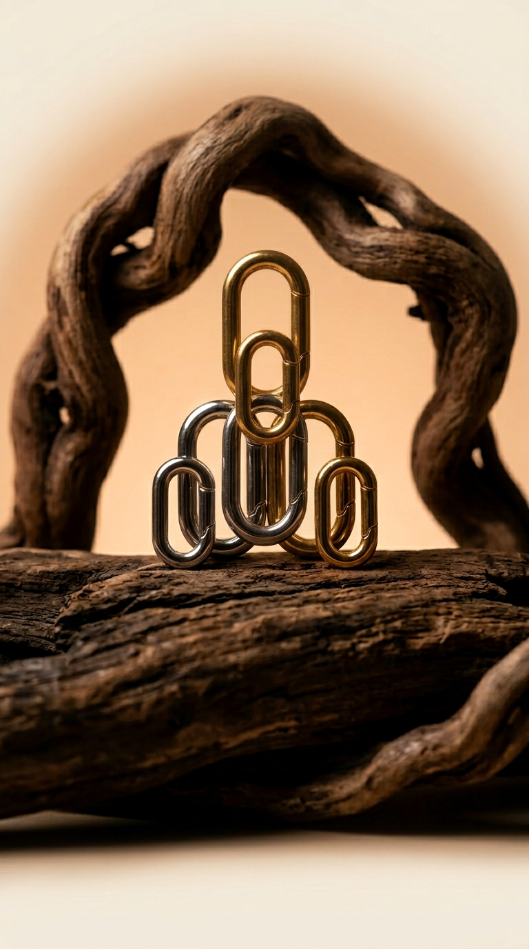 AI product shot of Rectangle Necklace Charm Clasp