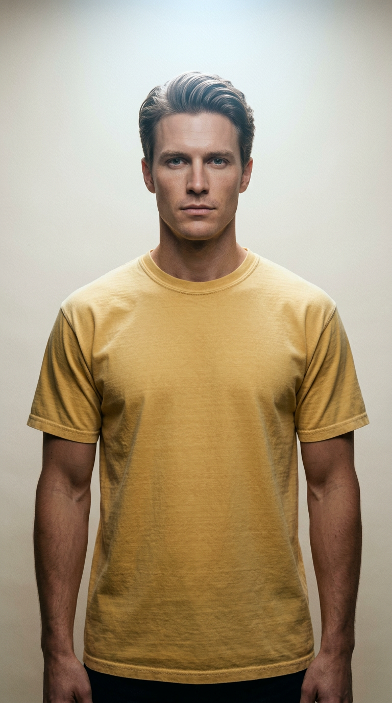 AI product shot of Custom Comfort Colors 1717 Garment-Dyed Heavyweight T-Shirt