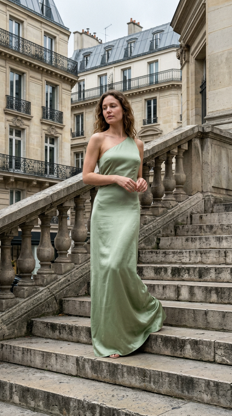 AI product shot of Alison - Sage One Shoulder