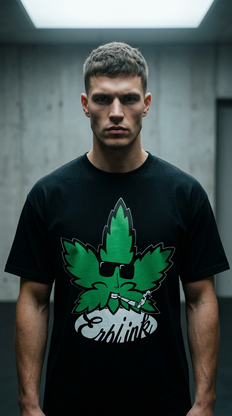 AI product shot of Erbi OG Logo Tee