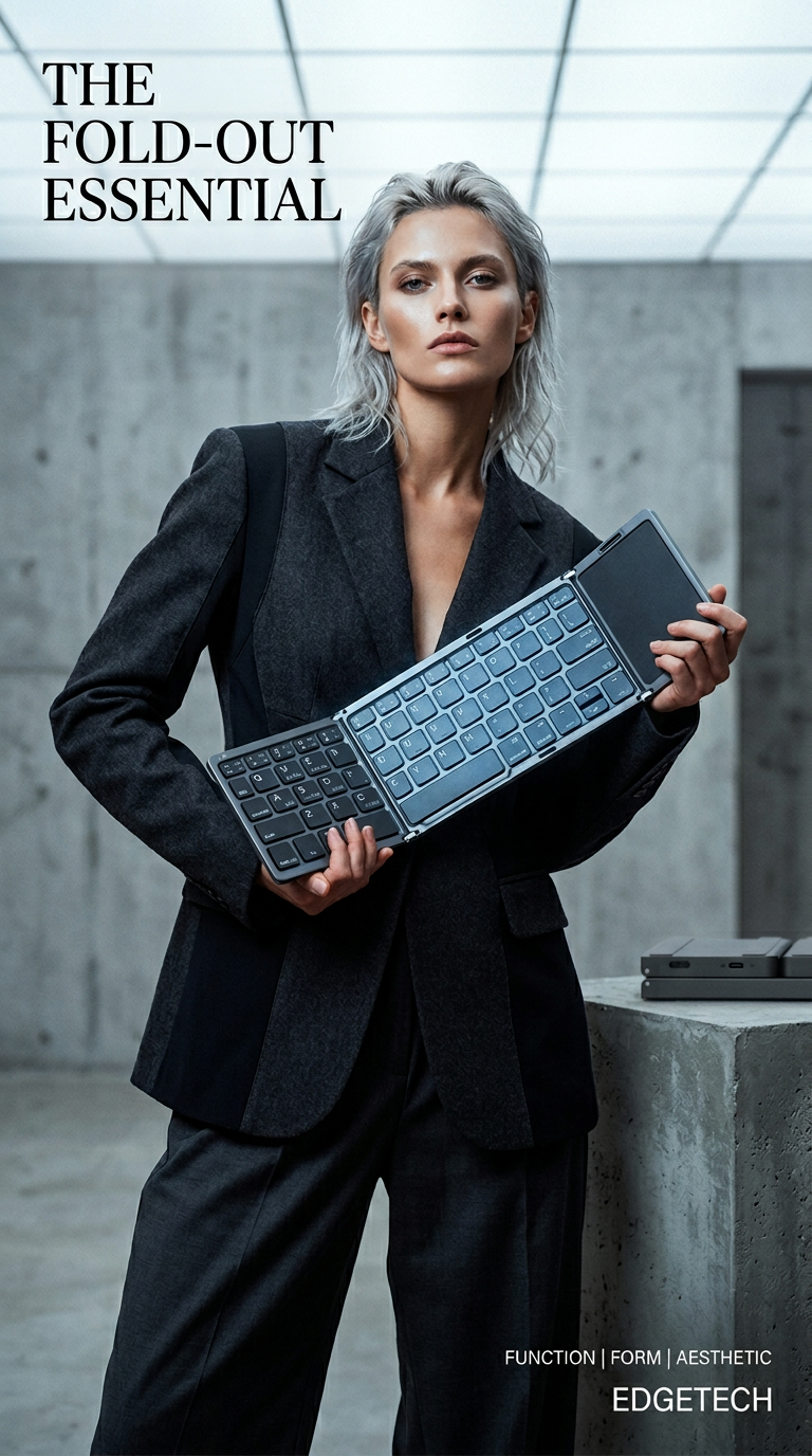 AI product shot of NÖRDIC KB-102 Bluetooth 5.0 Foldable (EN)