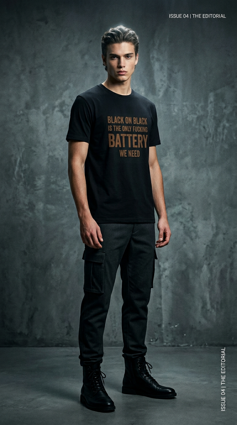 AI product shot of Low Social Battery Graphic Tee