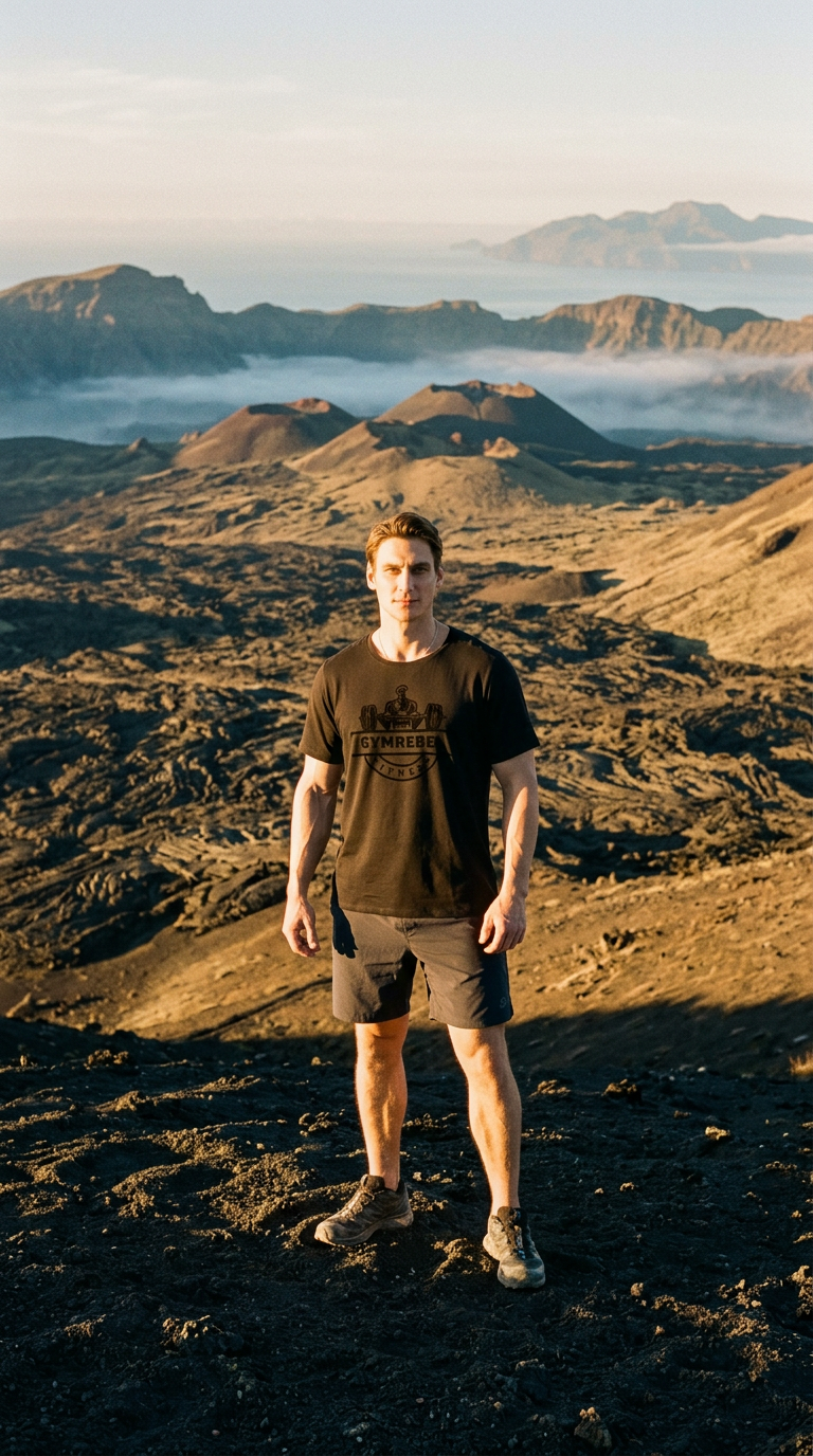 AI product shot of MESH T SHIRT