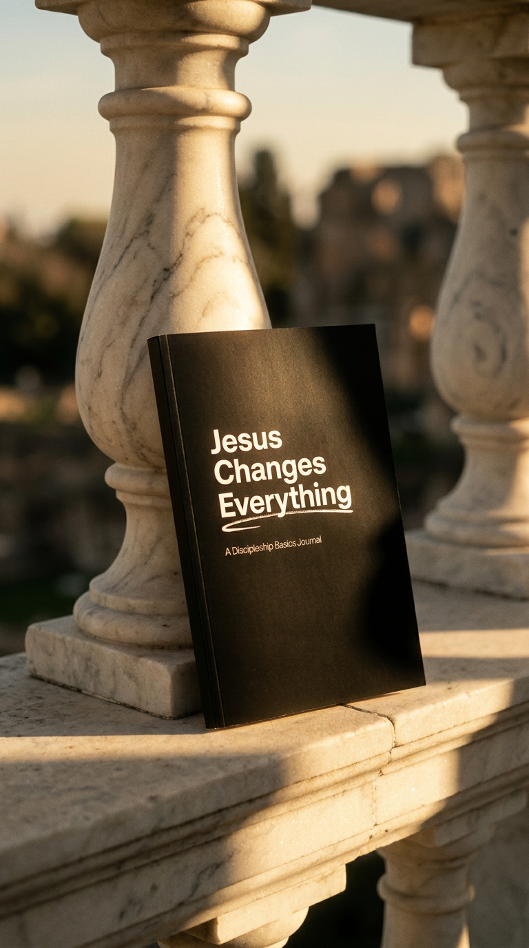 AI product shot of Jesus Changes Everything: A Discipleship Basics Journal