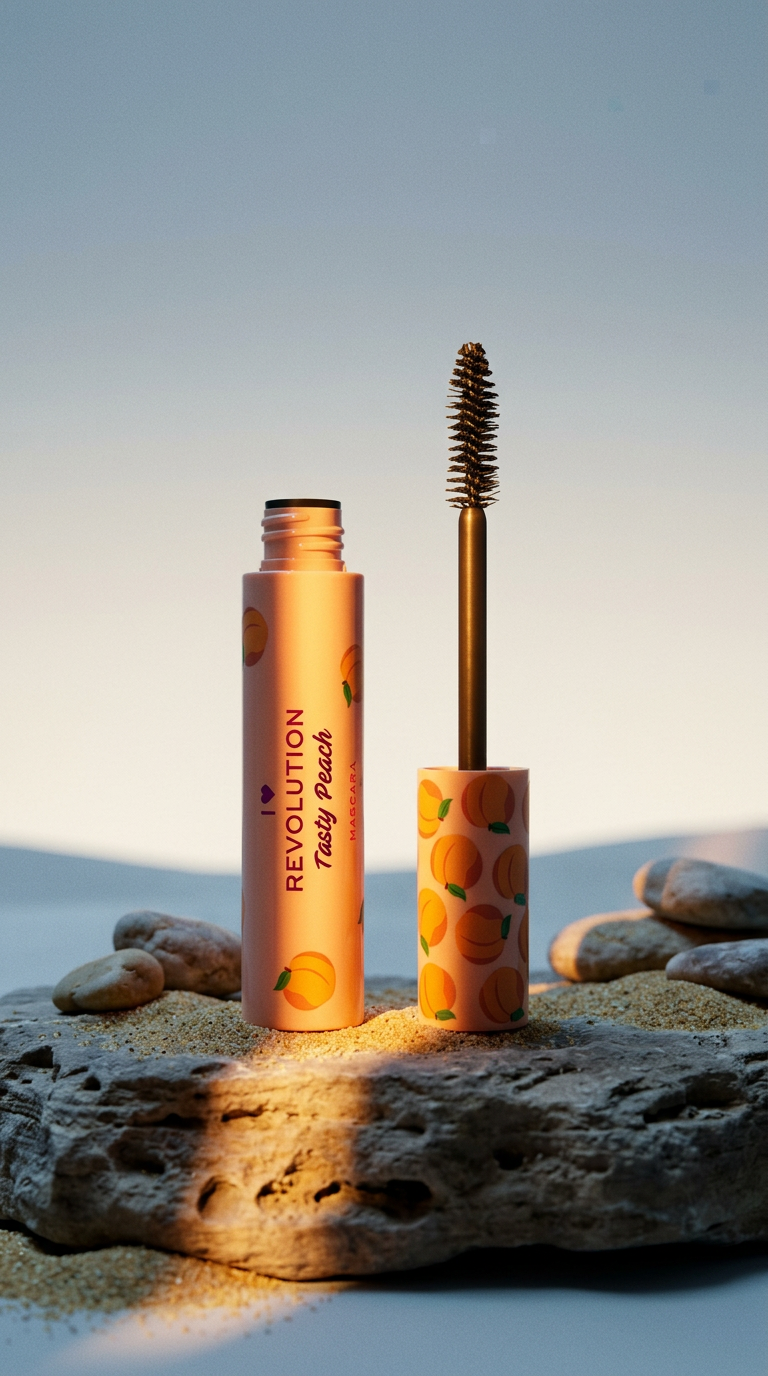 AI product shot of Tasty Peach Mascara