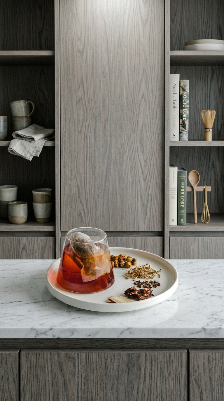 AI product shot of Liver Detox Tea