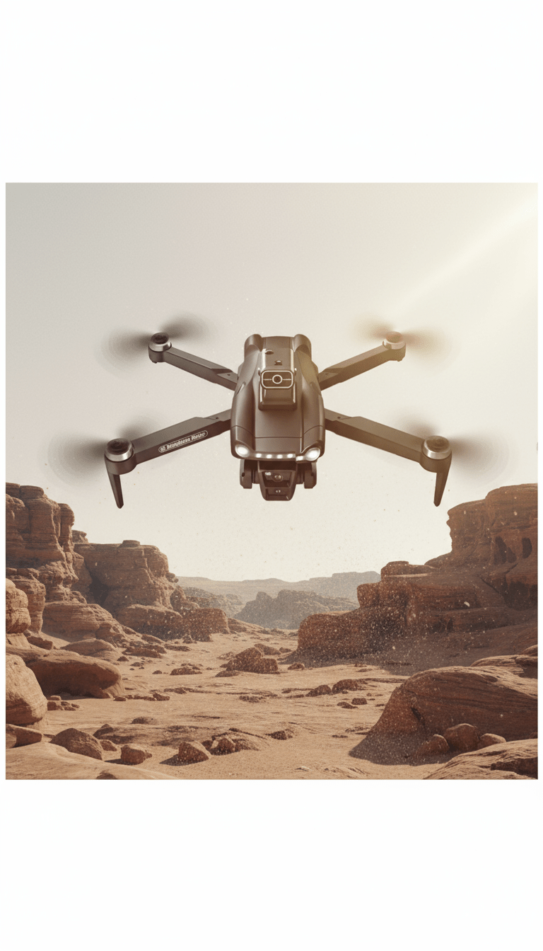 AI product shot of New For Xiaomi V198 GPS MAX Drone with 8k professional HD camera 5G WiFi Brushless laser barrier avoidance Folding quadcopter