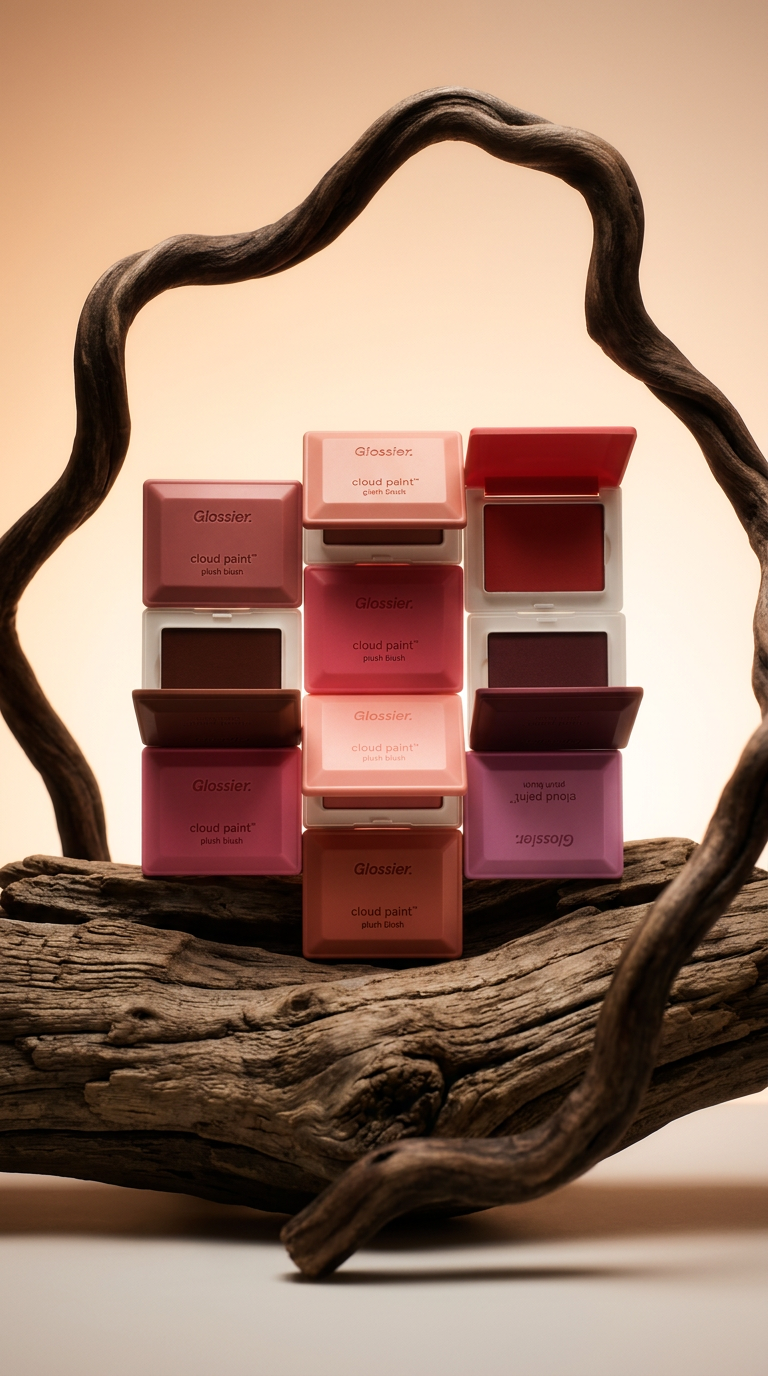 AI product shot of Cloud Paint Plush Blush