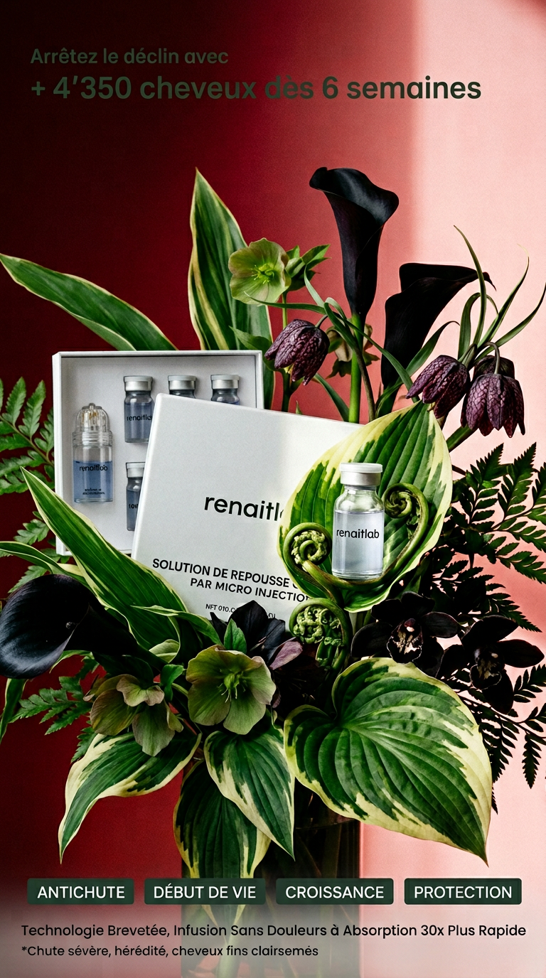 AI product shot of Système Capillaire Micro-infusion renaitlab® Homme