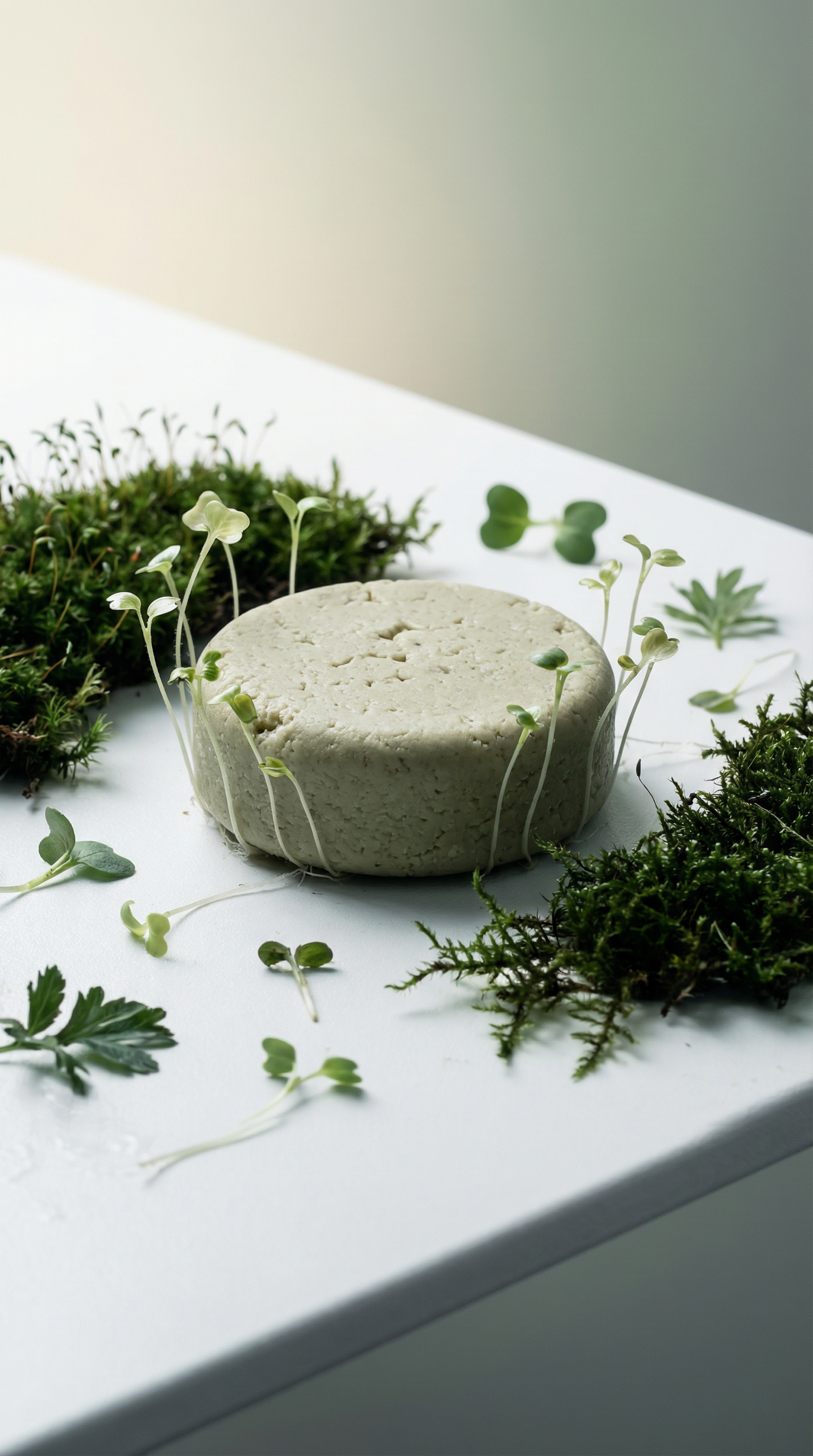 AI product shot of Exfoliating African White Soap
