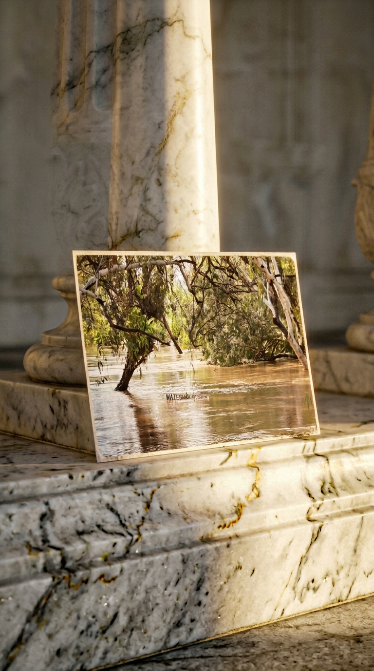 AI product shot of Overstromingen in noorden Australië, duizend mensen geëvacueerd