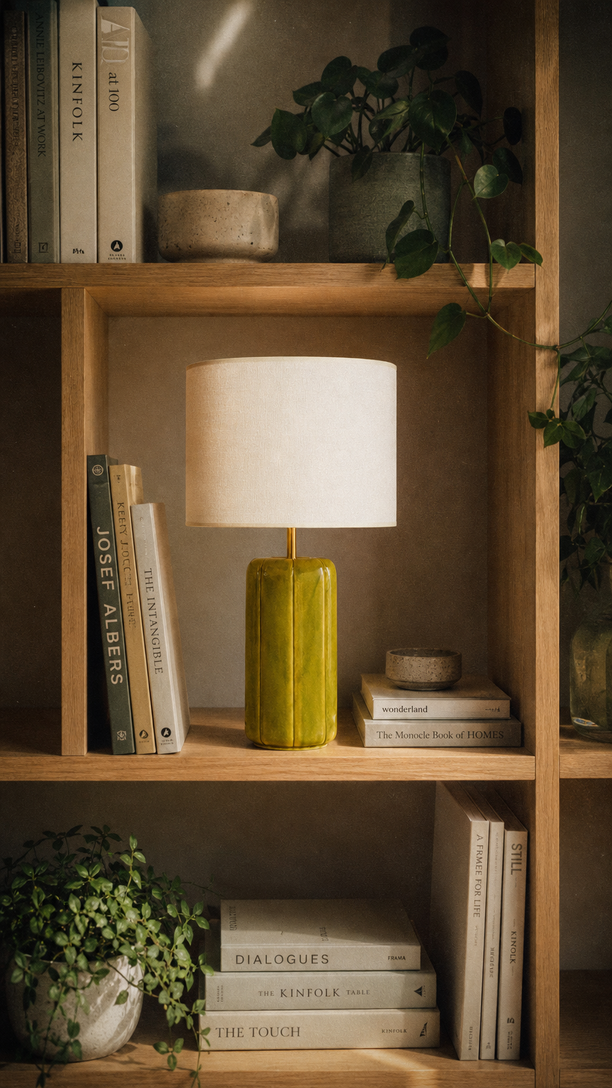 AI product shot of Lampe Luzia | Pistache & Coton