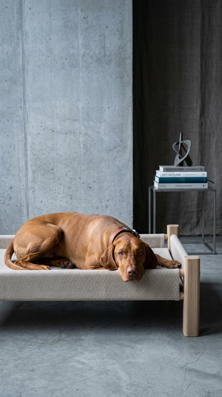 AI product shot of Hundekurv Large