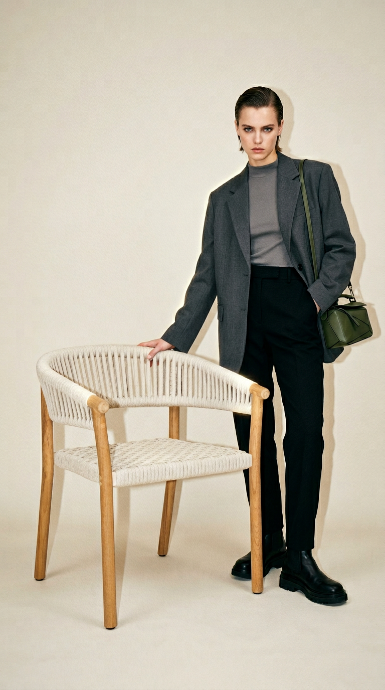 AI product shot of Lido Dining Chair