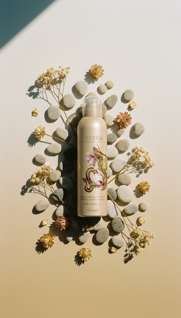 AI product shot of Velvety Foaming Shower Gel - Intuitia Collection