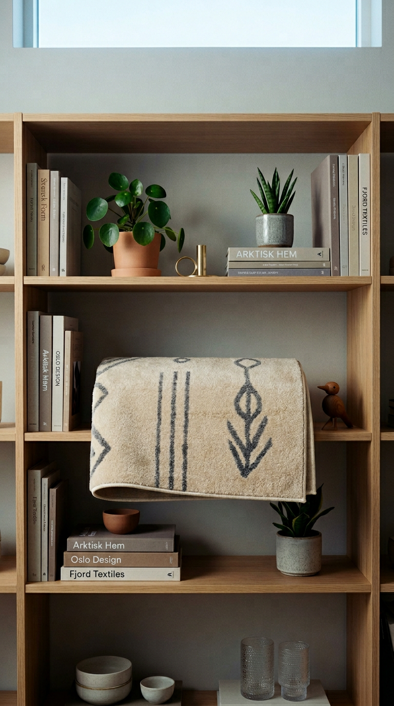 AI product shot of Tæppe - FIRENZE - Beige - 60x100 cm