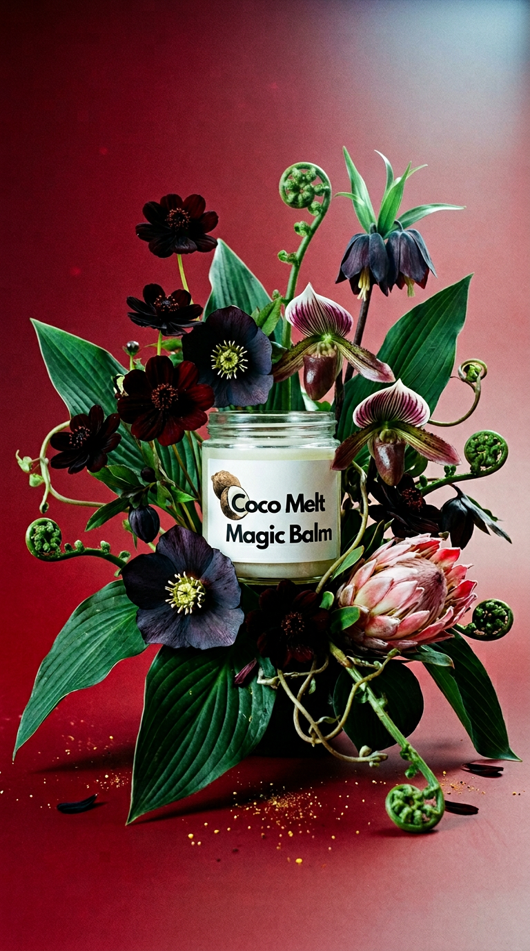 AI product shot of Coco Melt Magic Balm