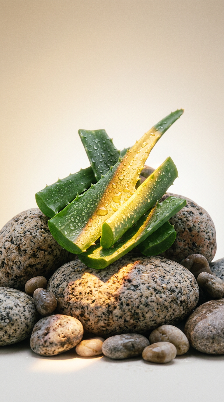 AI product shot of Gel de Aloe Vera Puro