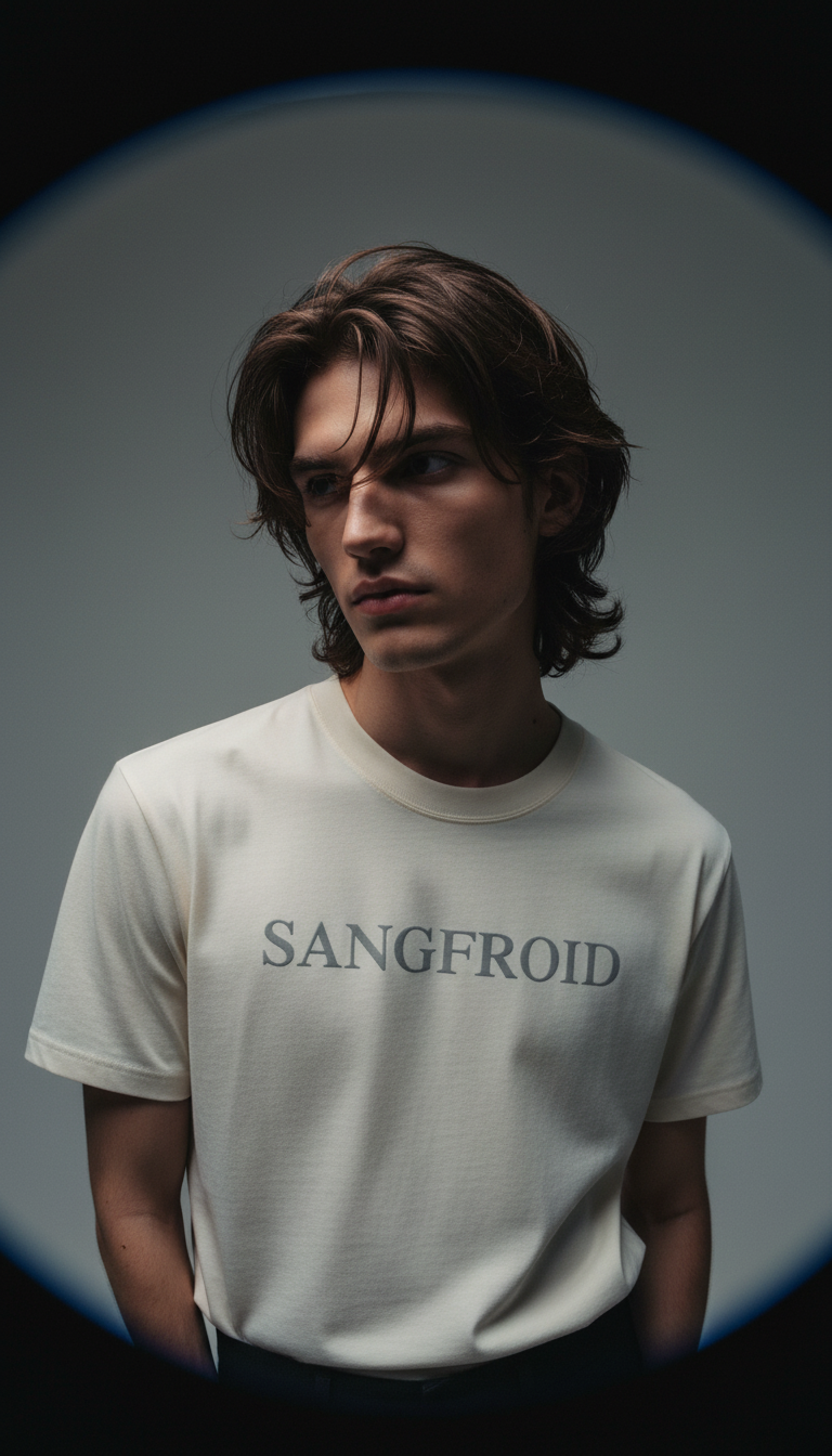 AI product shot of SF Cold Classic | Oversized Tee (Bone)