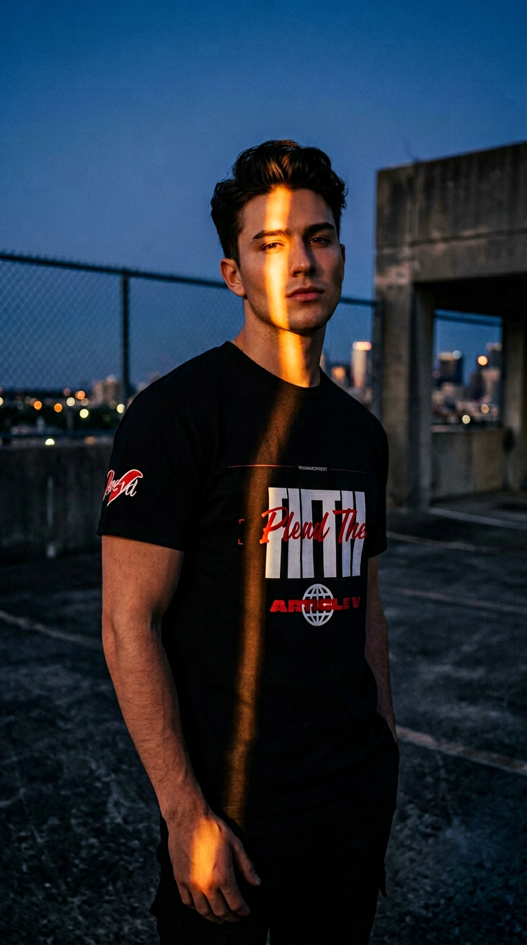 AI product shot of Declaration Tee