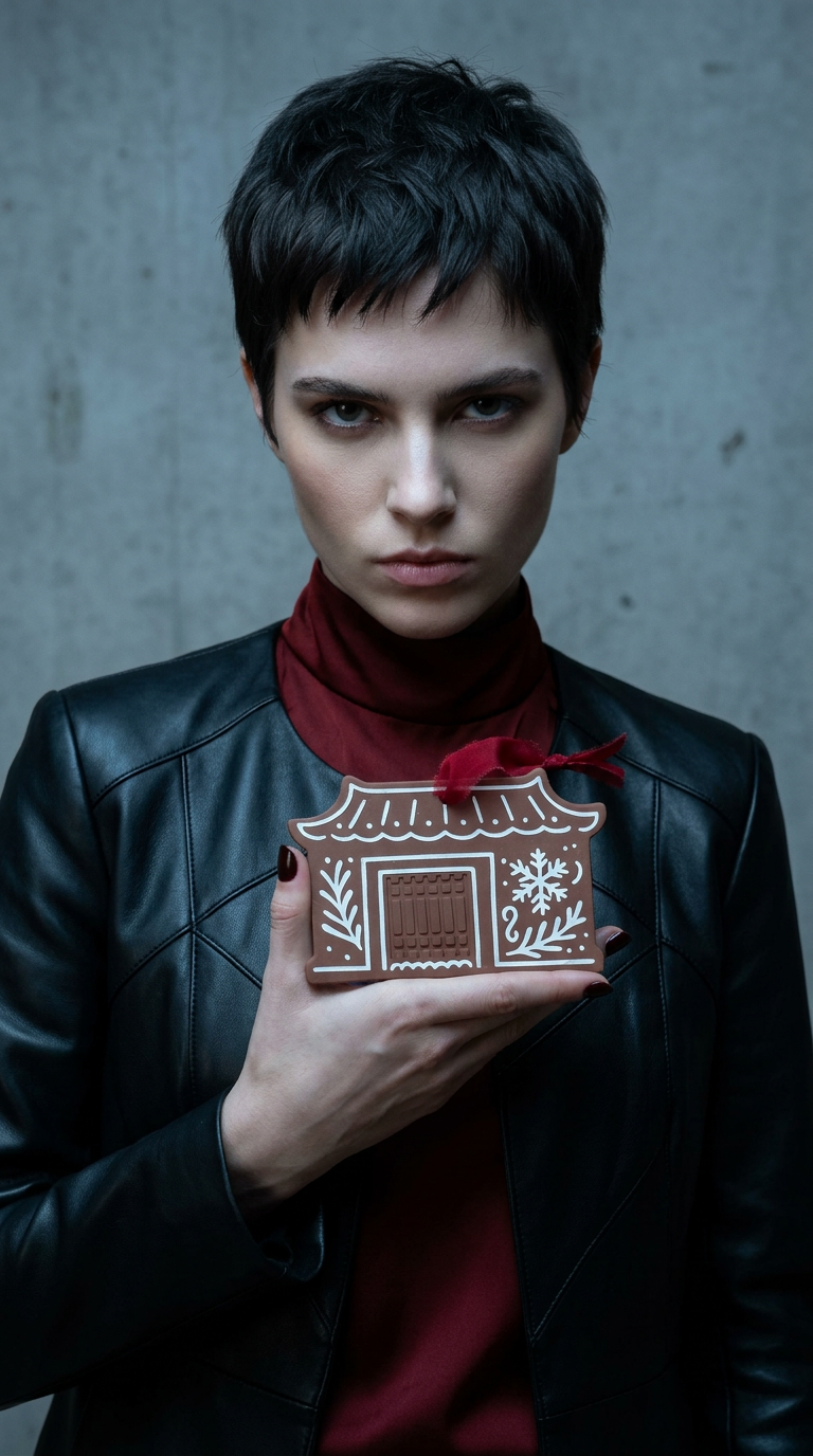 AI product shot of Hanok Gingerbread Ornament