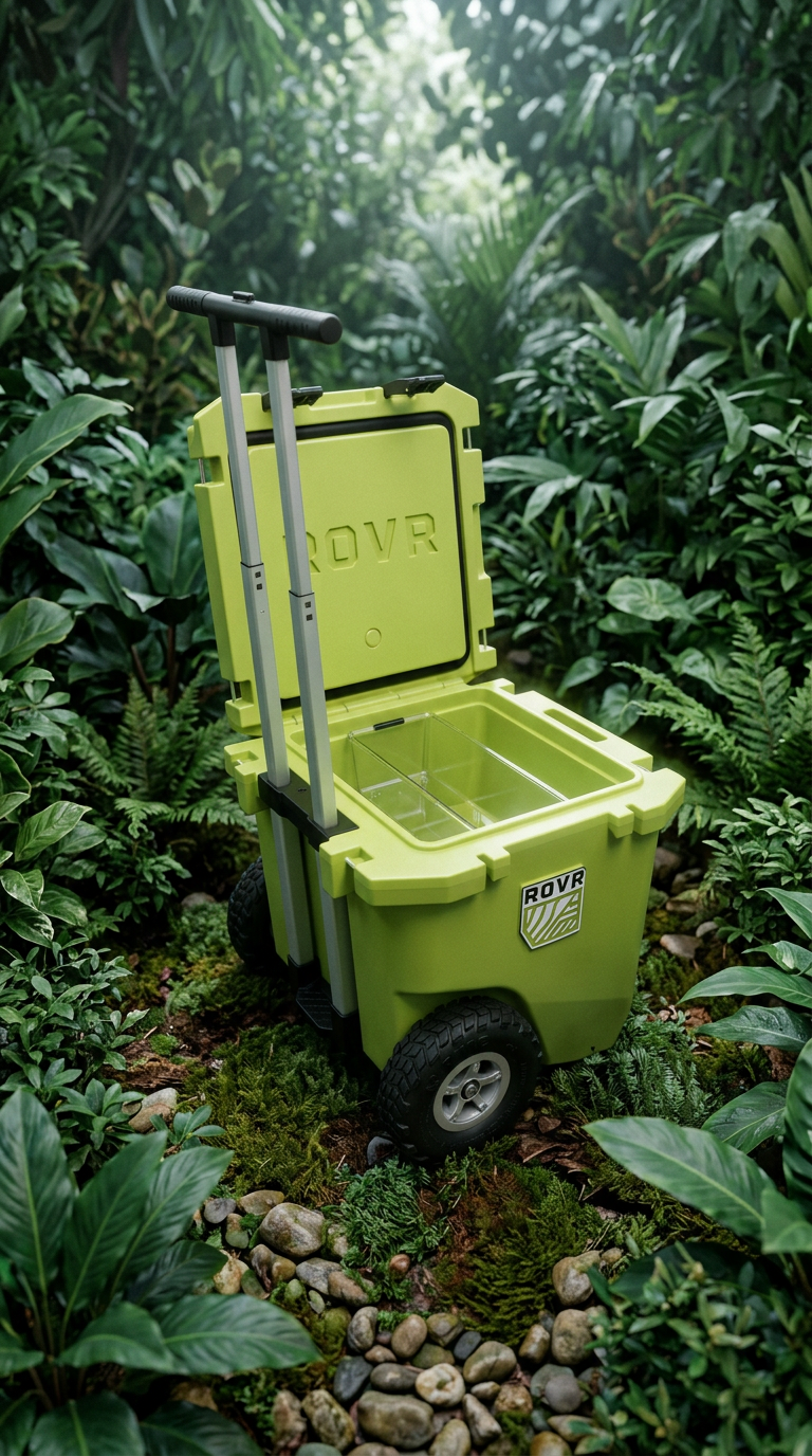 AI product shot of RollR® 30 Wheeled Cooler