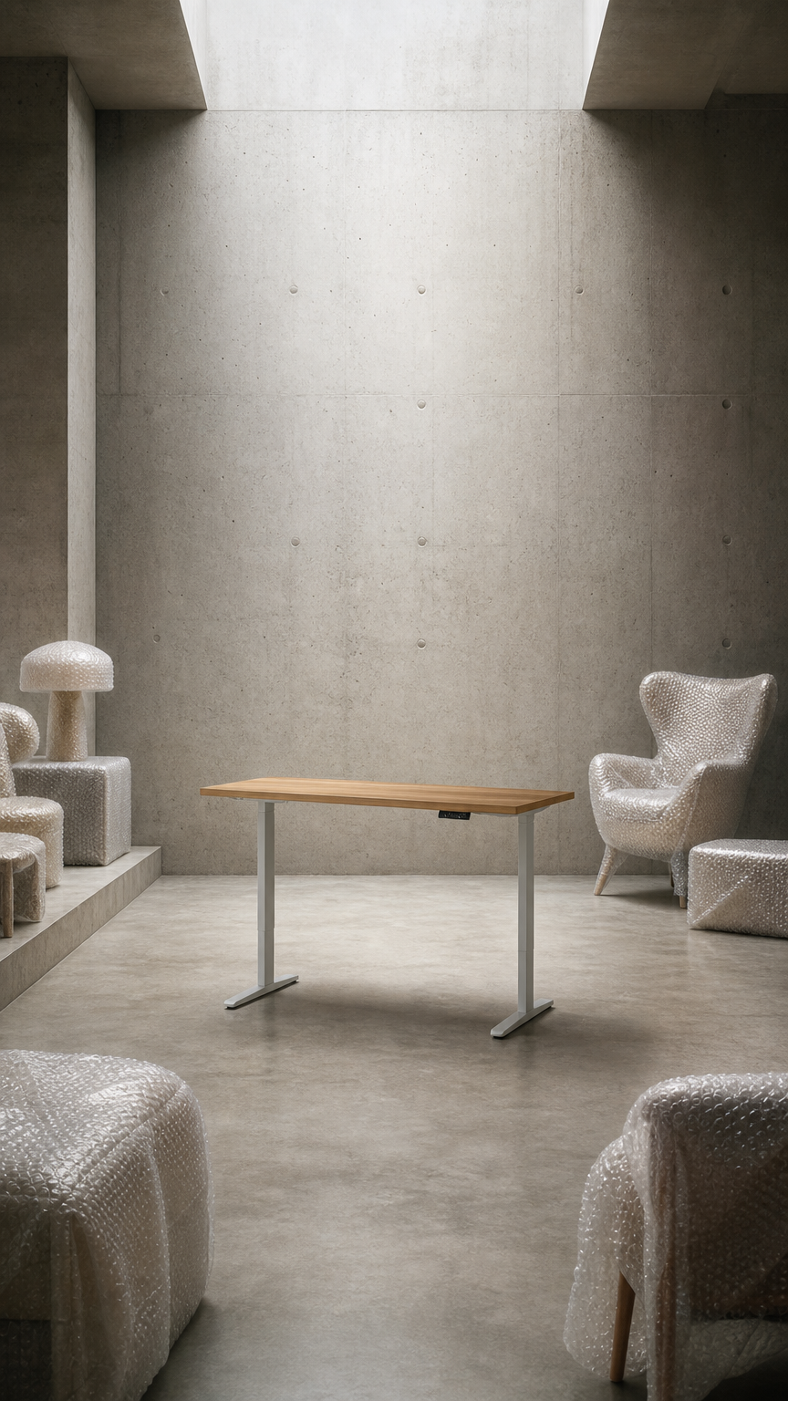AI product shot of Jarvis Laminate Standing Desk