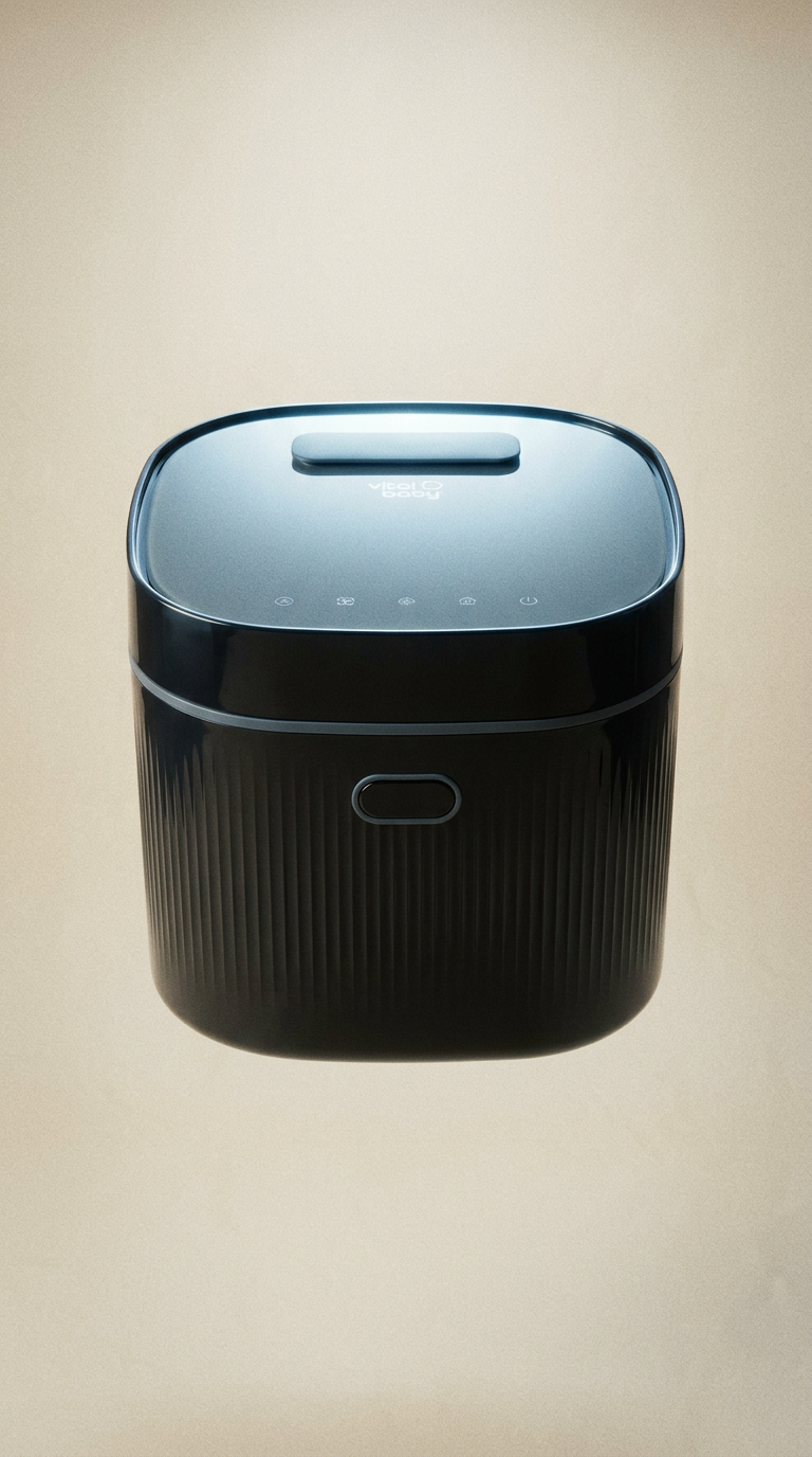 AI product shot of advanced pro UV steriliser & dryer, 3rd gen