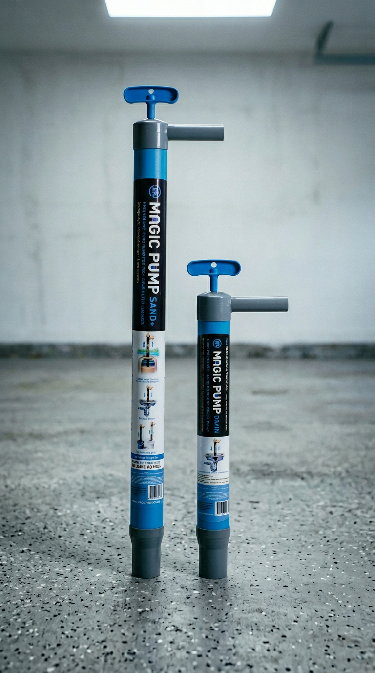 AI product shot of Magic Pump