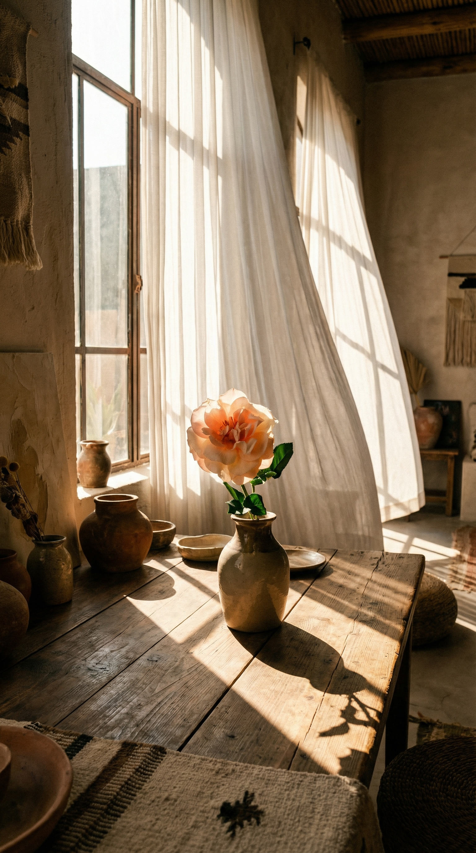 AI product shot of Bundle of 10 Artificial Peonies