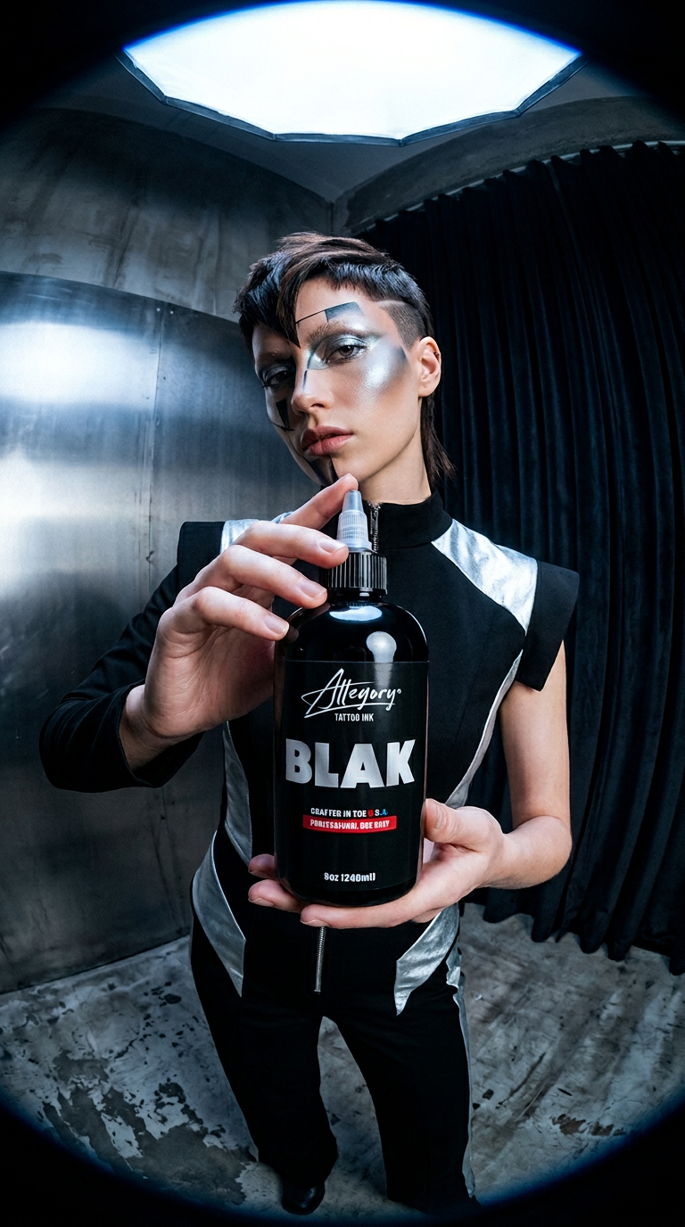 AI product shot of BLAK - 8oz / 240ml