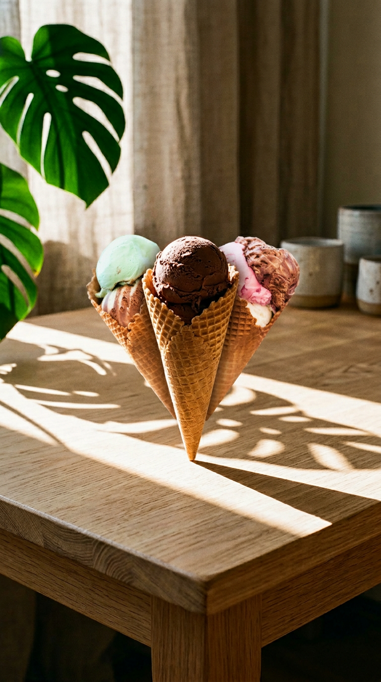 AI product shot of Anna’s Gelato