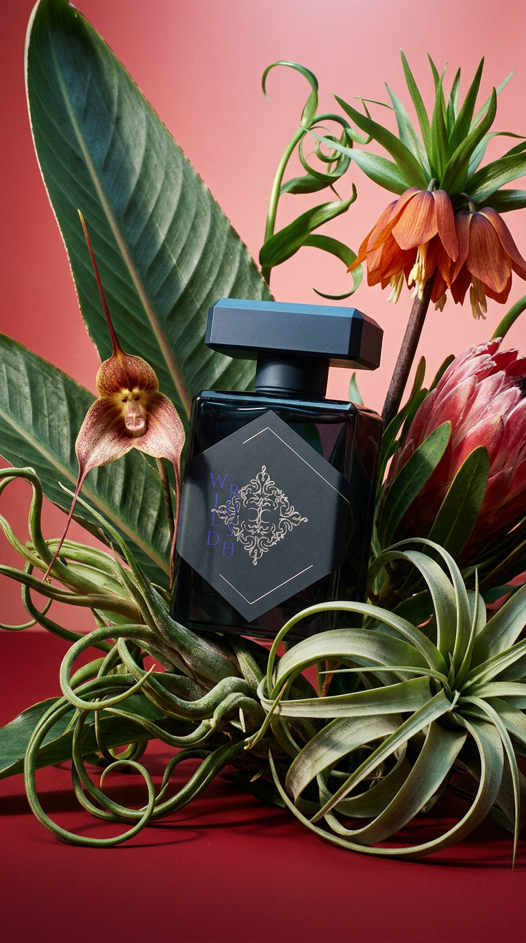 AI product shot of Niche Perfume
