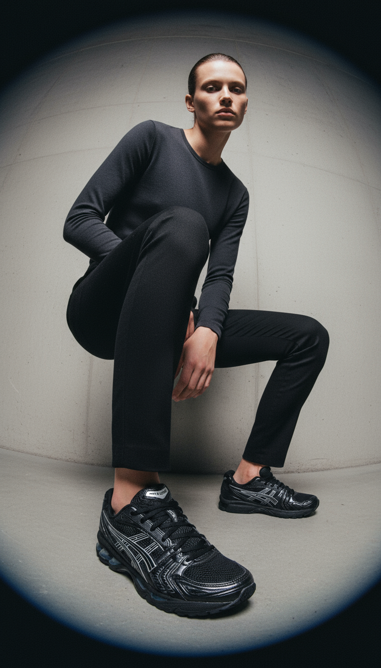 AI product shot of ASICS GEL-Kayano 14