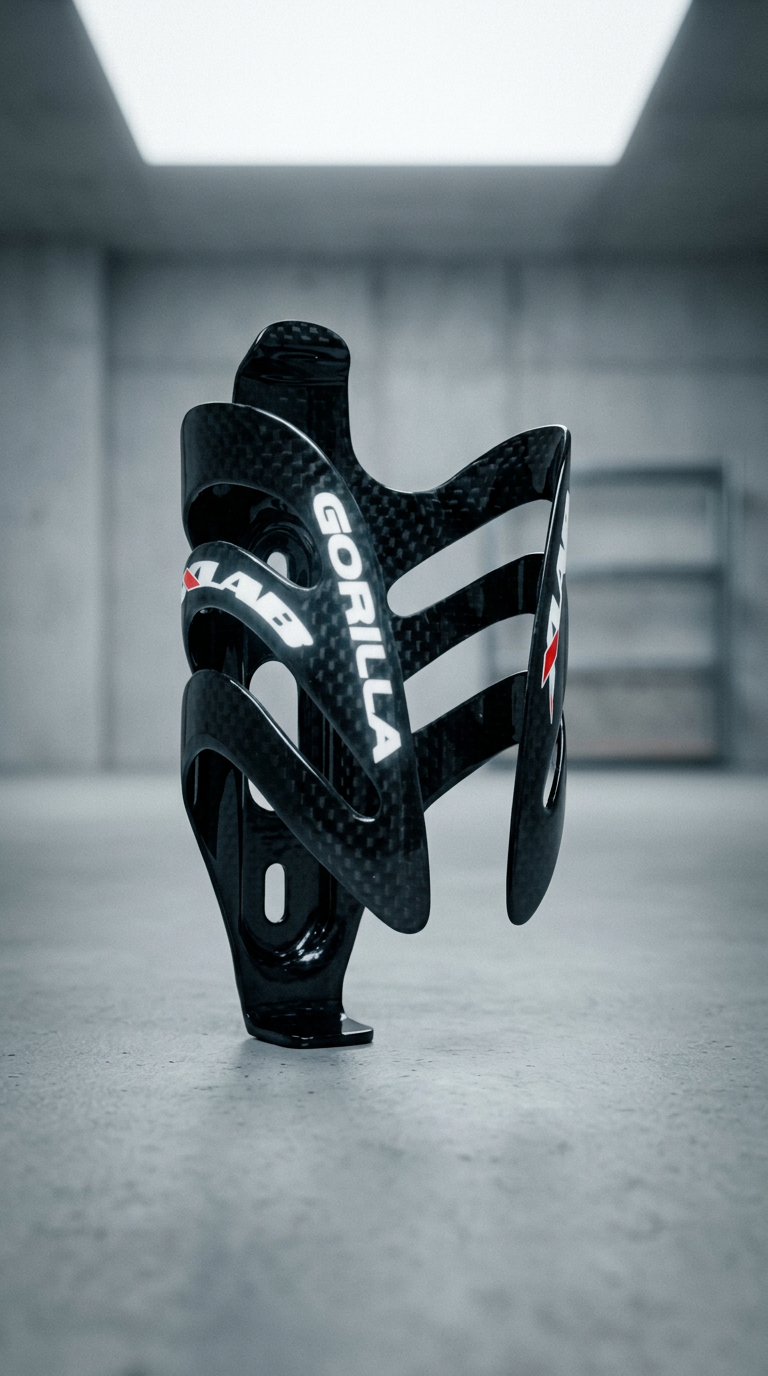 AI product shot of XLAB Gorilla Bottle cage