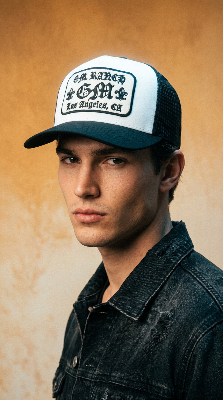 AI product shot of Trucker Cap