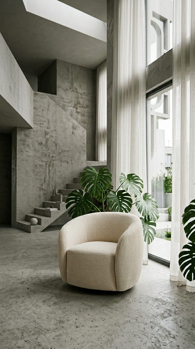 AI product shot of Alessa Swivel Armchair Oasis Dune