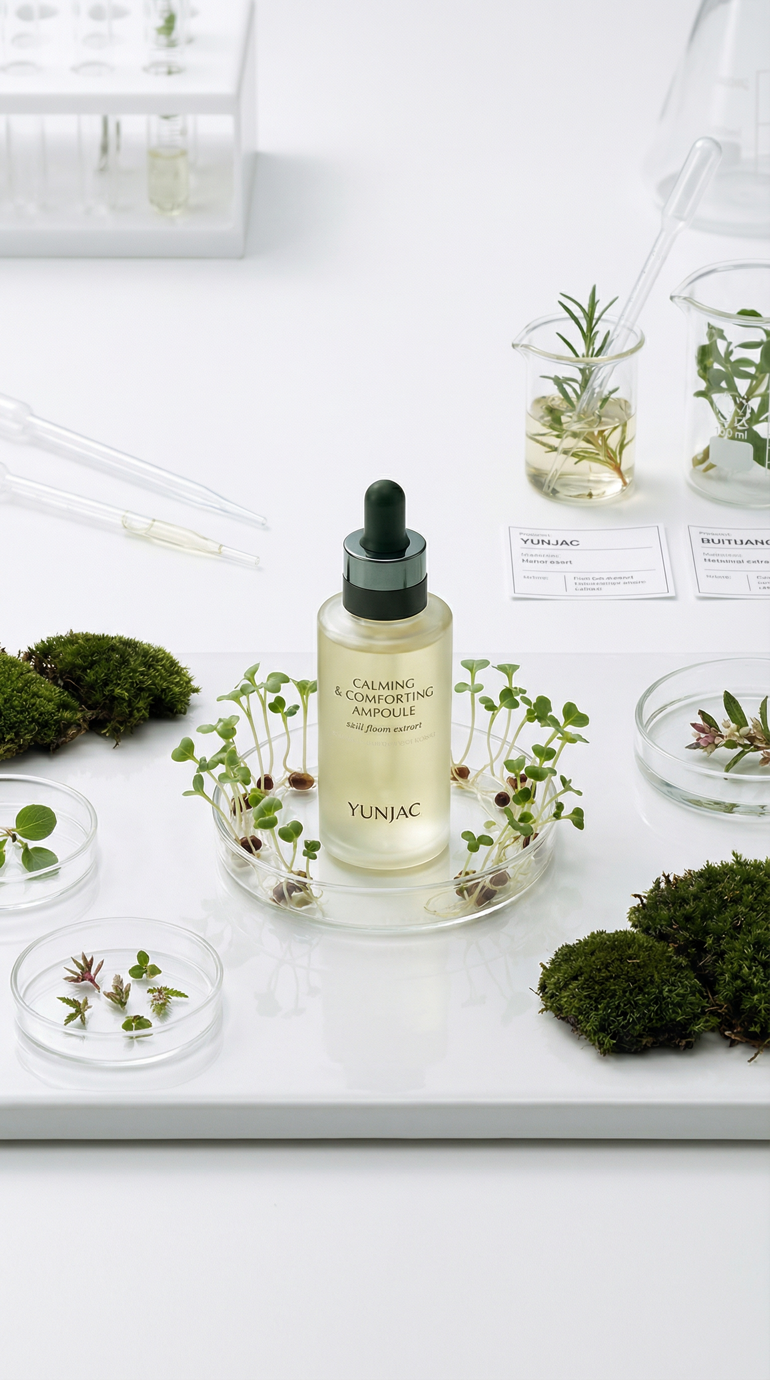AI product shot of 연작 카밍 앤 컴포팅 앰플 40ml