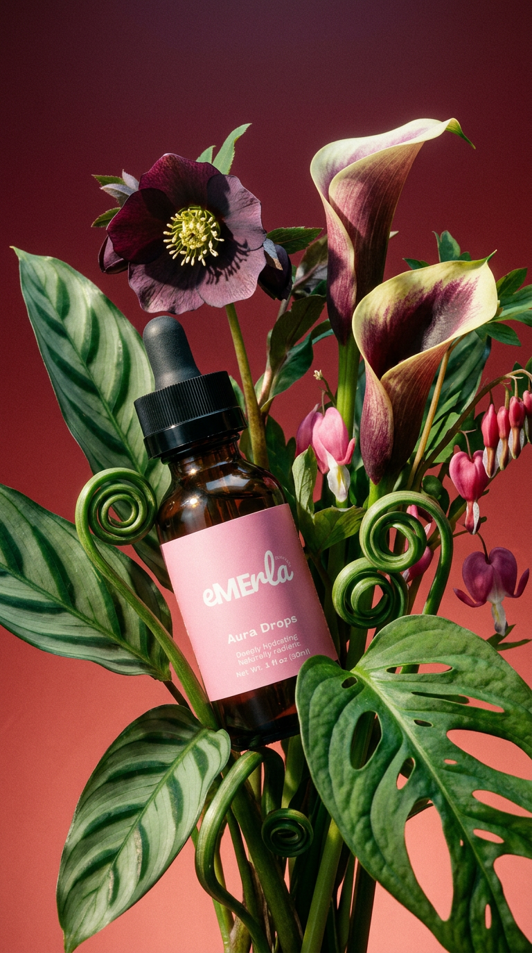 AI product shot of Aura Drops