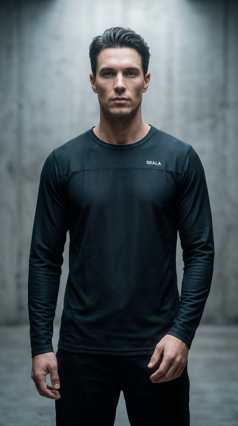 AI product shot of Skala Marathon T-shirt Long Sleeve - Svart