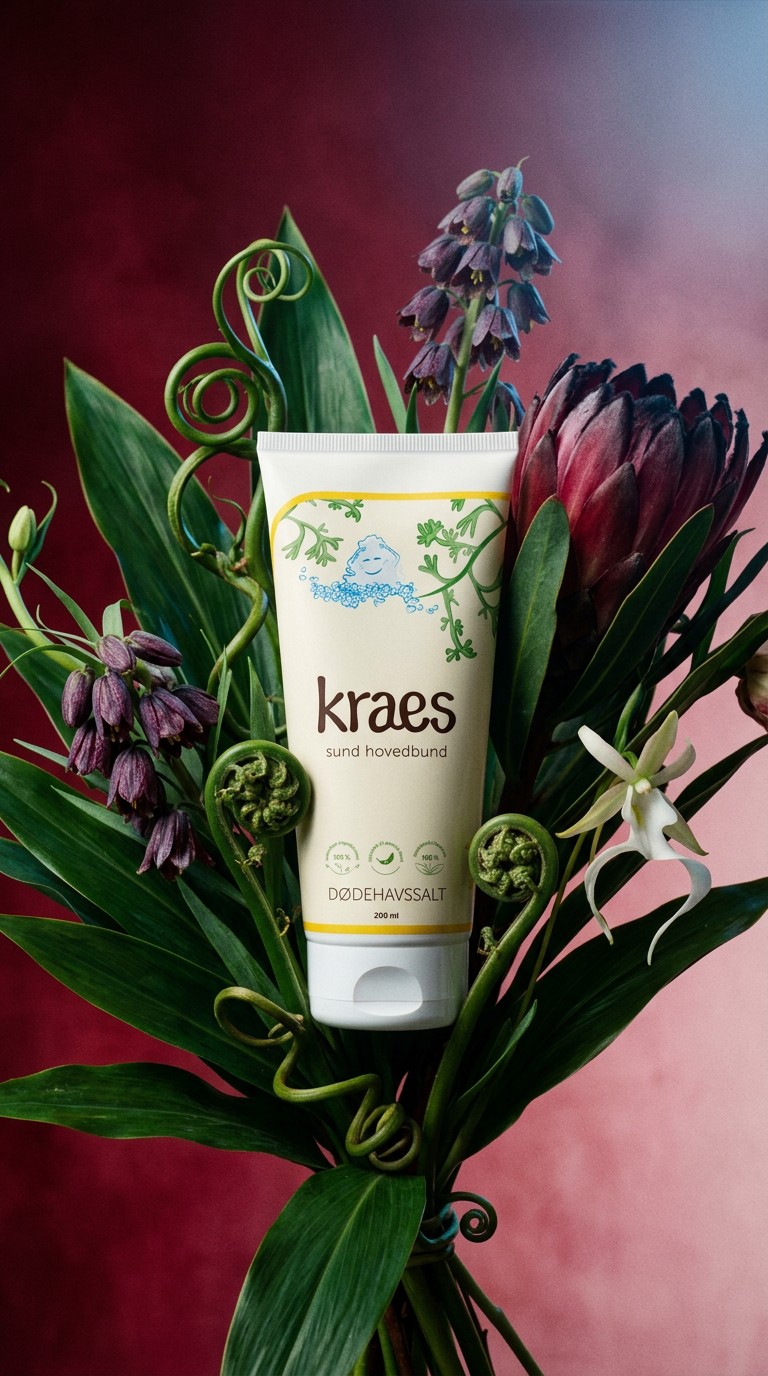 AI product shot of KRAES sund hovedbund 200 ml TESTER