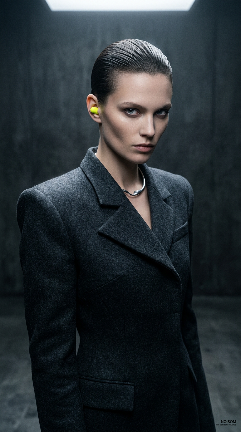 AI product shot of Bullet Shaped Uncorded Disposable Earplug (200 Pairs)