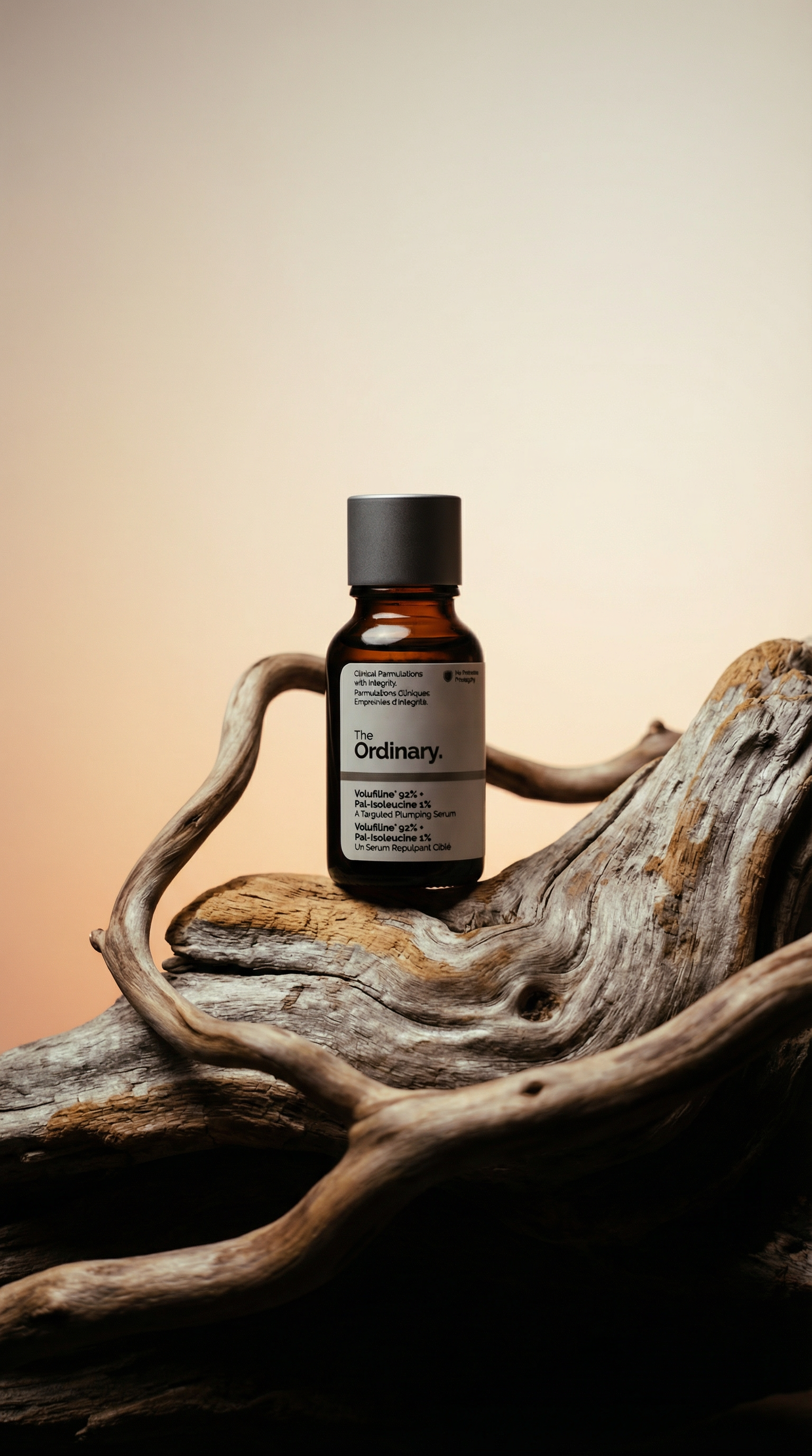 AI product shot of The Ordinary Volufiline 92% + Pal-Isoleucine 1%