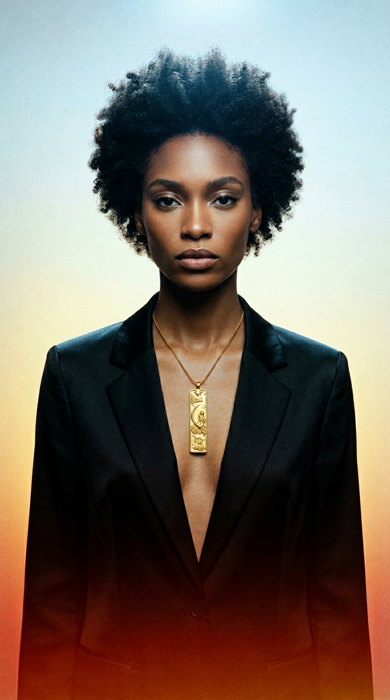 AI product shot of Zodiac Sign Necklace - Astrology - Gold