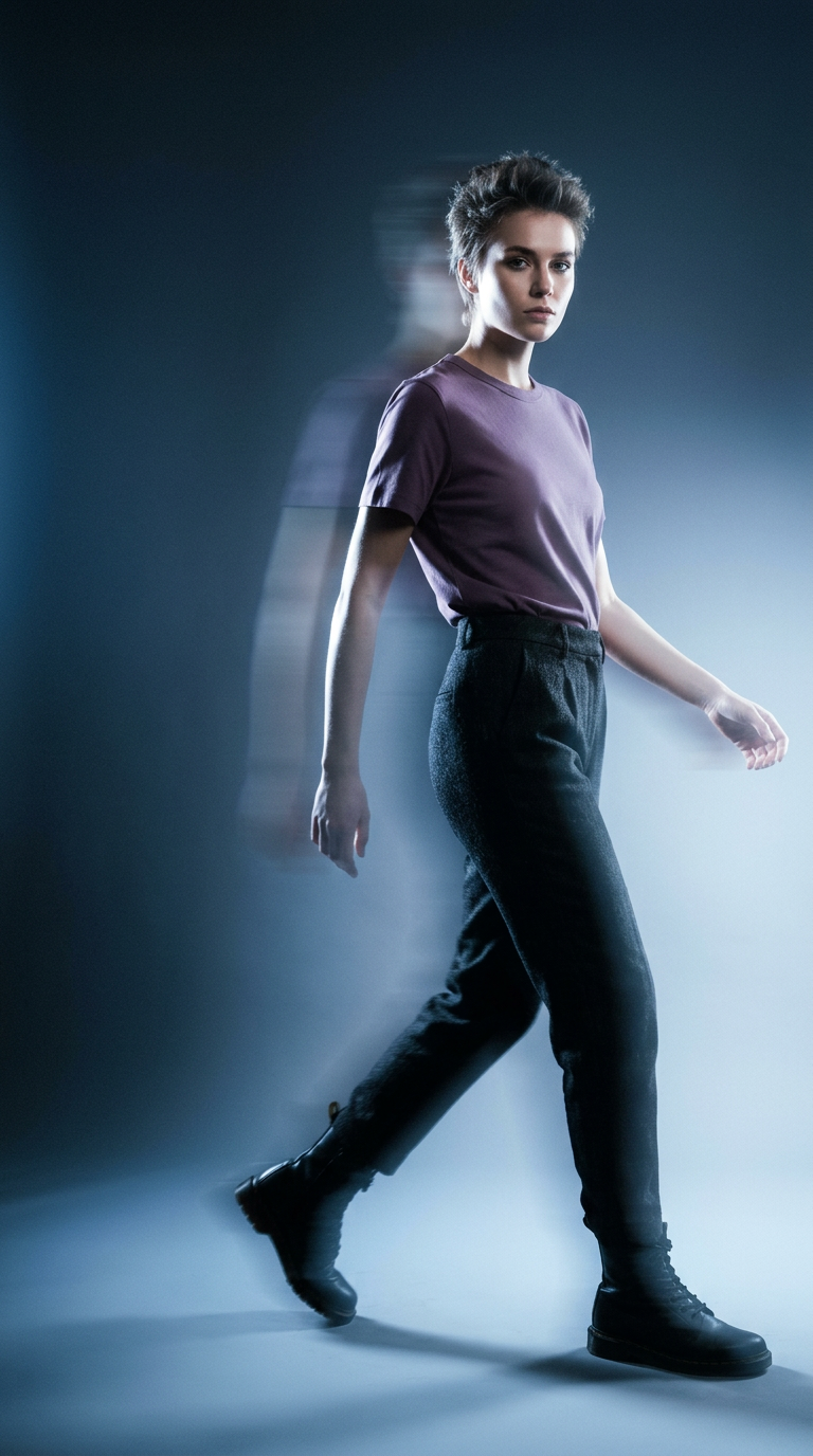 AI product shot of Ripped Rags Heart's Delight "Best Day Ever" Women's V-neck T-shirt