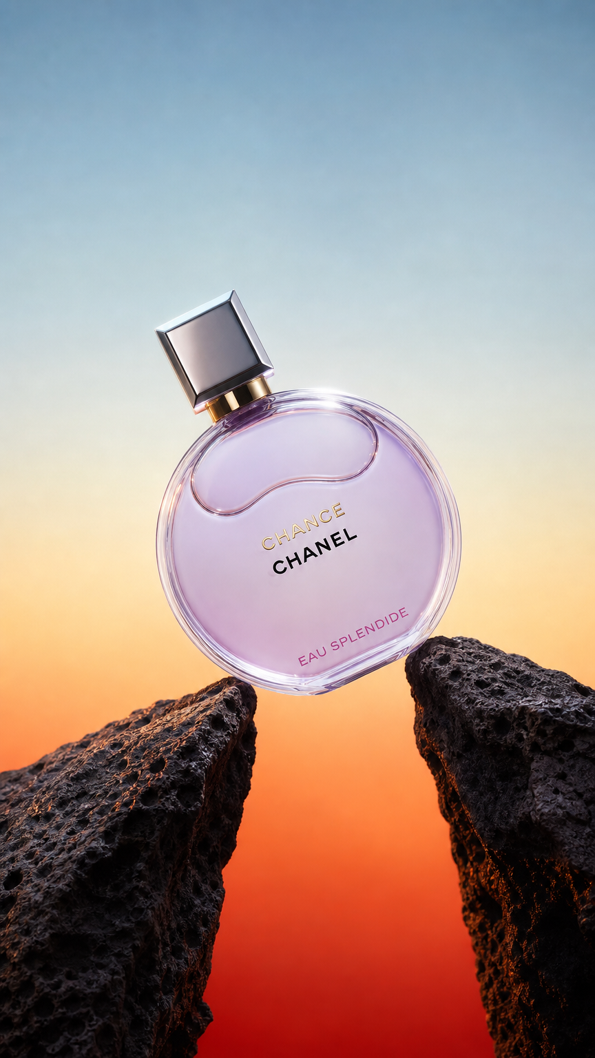 AI product shot of CHANEL CHANCE EAU SPLENDIDE EAU DE PARFUM 50ML